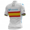 Tenue Cycliste et Cuissard à Bretelles 2020 Movistar Team Championnats d'Espagne N001